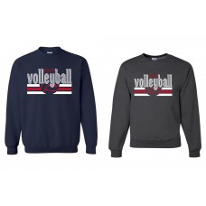 PHS Girls Volleyball Crewneck Sweatshirt